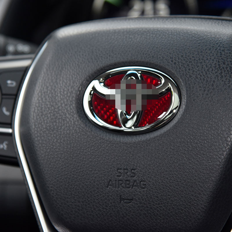 Auto salongitarvikud Carbon Fiber Rool Auto Decora kleebis Toyota Prius Corolla Rav4 Yaris Verso Camry jaoks