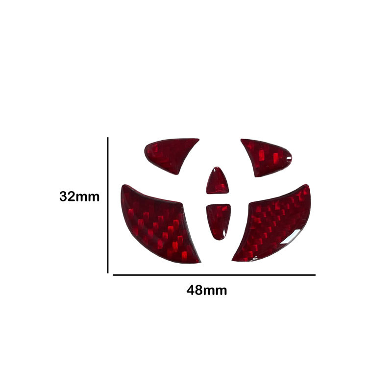 Auto salongitarvikud Carbon Fiber Rool Auto Decora kleebis Toyota Prius Corolla Rav4 Yaris Verso Camry jaoks