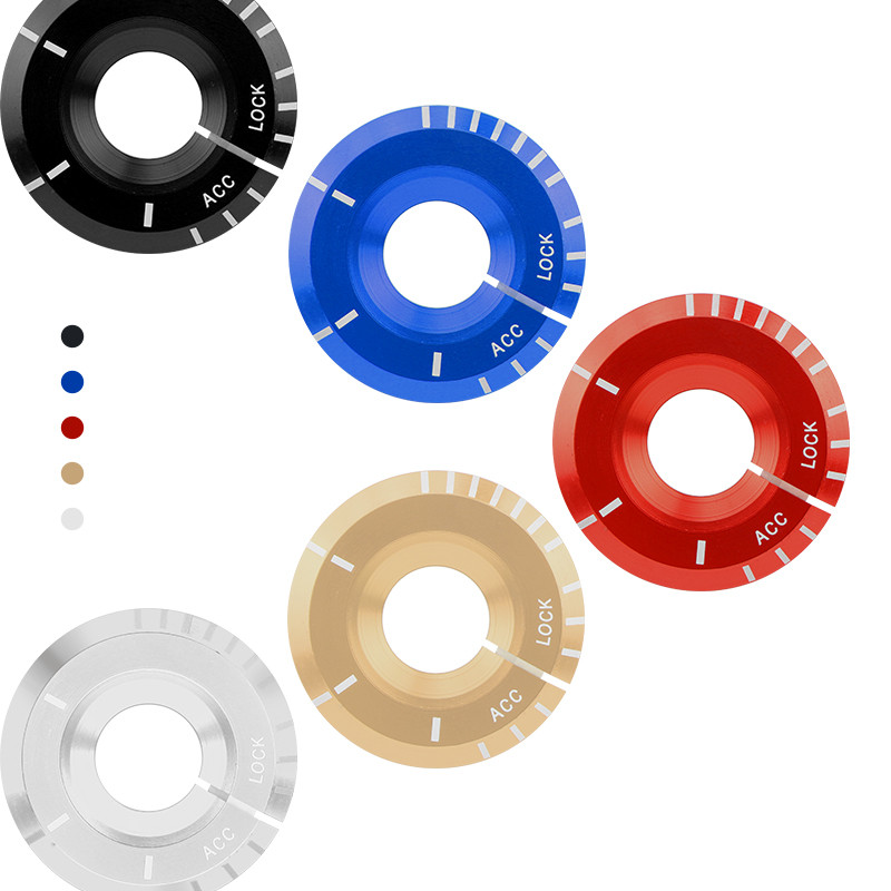 UUS auto mootori käivitus süüte kate Styling Ringhole Kleebis Lisatarvikute ümbris Volkswagen VW Scirocco CC GOLF 7 Golf 6 MK6 jaoks