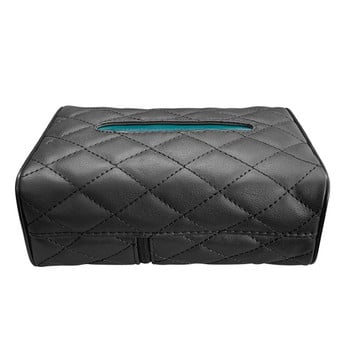 Universal Car Tissue Box Microfiber Δερμάτινο Θήκη θήκης χαρτιού υγείας αυτοκινήτου Θήκη χαρτοπετσέτας Disperser Θήκη αυτοκινήτου Αξεσουάρ αυτοκινήτου