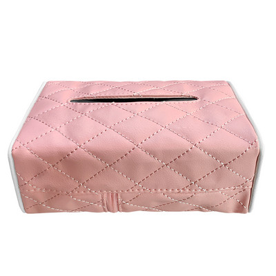 Universali automobilio audinių dėžutė, mikropluošto odos, automatinio tualetinio popieriaus laikiklio dėklas, servetėlių sklaidytuvo dėklas Automobilių priedai