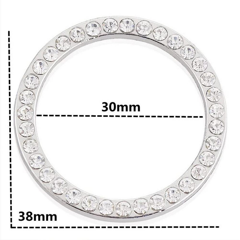 Κουμπί εκκίνησης αυτοκινήτου με ένα κλικ Κουμπί εκκίνησης κινητήρα Εσωτερικό αυτοκινήτου Προστατευτικό κάλυμμα Κρυστάλλινο Διακόσμηση Αξεσουάρ αυτοκινήτου