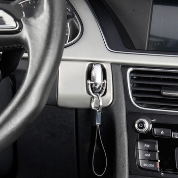 Για Audi A4 B8 2008-2015 S4 8K RS4 A5 8T S5 8F Διακοσμητικό κάλυμμα κλειδαρότρυπας ανάφλεξης αυτοκινήτου Διακοσμητικά αυτοκόλλητα στυλ αυτοκινήτου