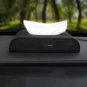 Μαύρο δημιουργικό flip Tissue Box Χάρτινα κουτιά αυτοκινήτου για BMW Audi Mercedes-Benz Smart Mini Cooper Εσωτερικά αξεσουάρ Opel Volkswagen