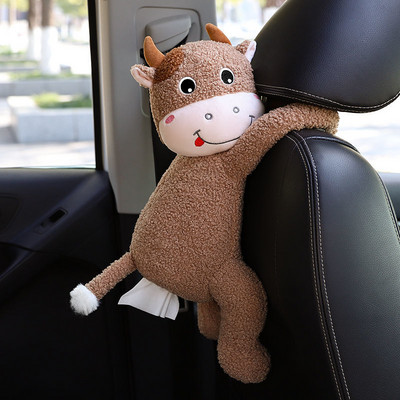 Κουτί τσάντας χαρτομάντηλου αυτοκινήτου αντλώντας πλάτη καθίσματος αυτοκινήτου κρεμασμένο κουτί υποβραχιόνιου δημιουργικό καρτούν χαριτωμένο δίχτυ κόκκινο προμήθειες εσωτερικού αυτοκινήτου