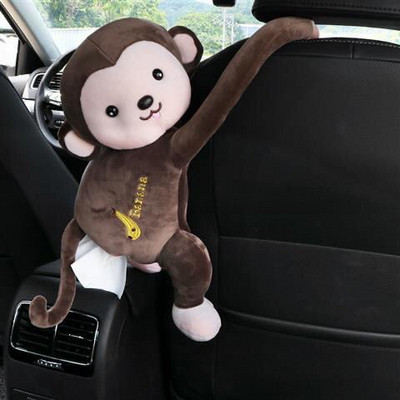 Κουτί τσάντας χαρτομάντηλου αυτοκινήτου αντλώντας πλάτη καθίσματος αυτοκινήτου κρεμασμένο κουτί υποβραχιόνιου δημιουργικό καρτούν χαριτωμένο δίχτυ κόκκινο προμήθειες εσωτερικού αυτοκινήτου