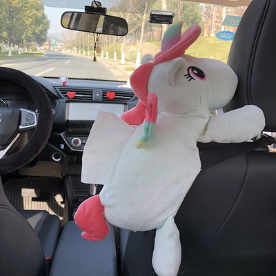 Κουτί τσάντας χαρτομάντηλου αυτοκινήτου αντλώντας πλάτη καθίσματος αυτοκινήτου κρεμασμένο κουτί υποβραχιόνιου δημιουργικό καρτούν χαριτωμένο δίχτυ κόκκινο προμήθειες εσωτερικού αυτοκινήτου