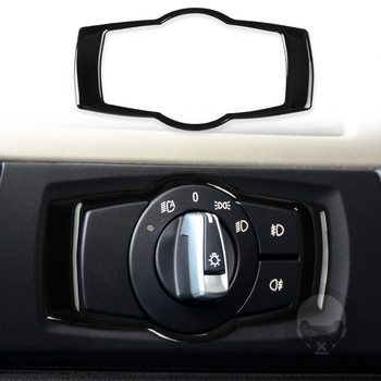 Αυτοκόλλητο κάλυμμα κουμπιού κουμπιού πλαισίου από ανθρακονήματα για το BMW Σειρά 3 E90 E92 E93 2005-2012 Styling