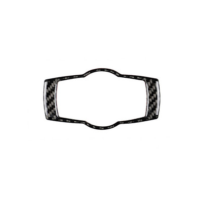 Fibră de carbon interior faruri mașină buton comutator cadru autocolant capac ornamente decal pentru BMW Seria 3 E90 E92 E93 2005-2012 stil