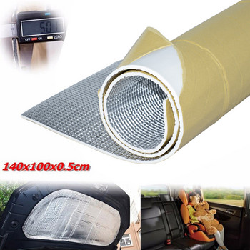 Τείχος προστασίας φορτηγού αυτοκινήτου Heat Sound Deadener Insulation Mat Styling Wool Αυτοκόλλητος αφρός Ηχομονωτικό Απόσβεση 6mm