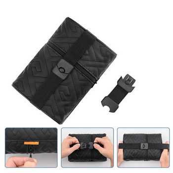 1 τμχ Car Tissue Bag Organizer Strap Κρεμαστός Τύπος Δερμάτινο κουτί θήκης χαρτοπετσέτας για υποβραχιόνιο αυτοκινήτου με πλάτη καθίσματος Αξεσουάρ αυτοκινήτου