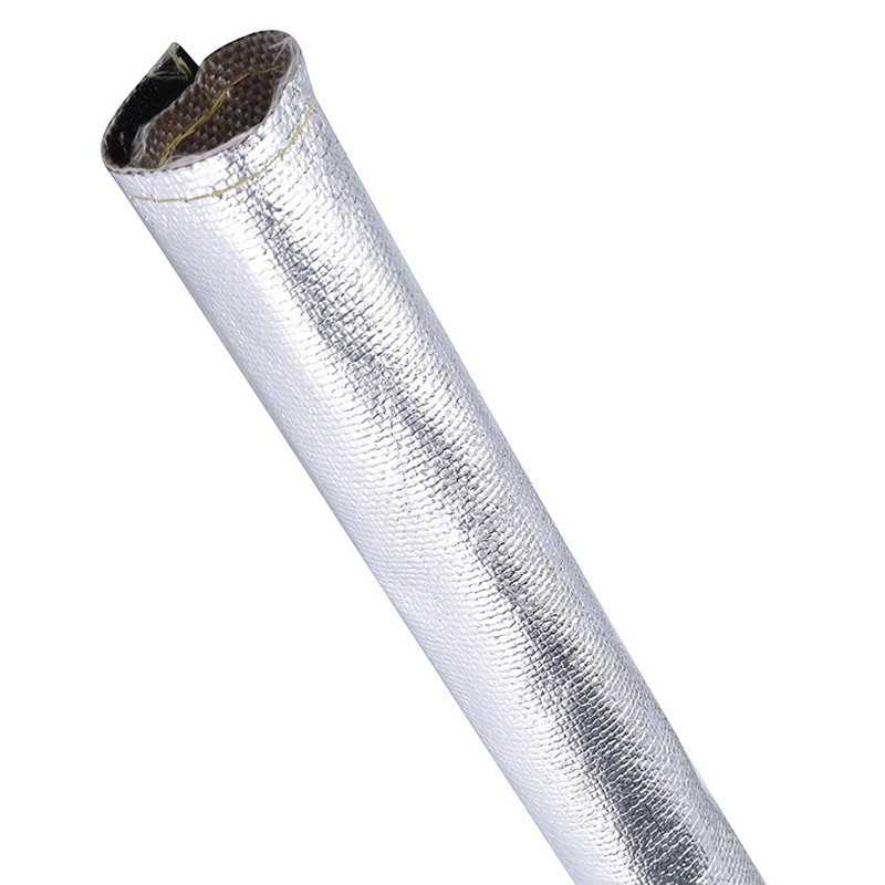 2M fém hőpajzs hőszigetelő tűzhüvely szigetelt huzaltömlő borítás szövőcsöves védőburkolat 30mm/20mm hangszigetelő betét