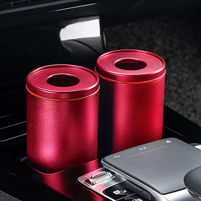 Kreativni automobilski držač kutije za maramice Držač čaša od matirane aluminijske legure Držač papirnatih ručnika Dodaci za interijer automobila