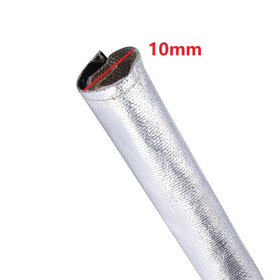 Εσωτερική διάμετρος 2M 10/20/30/40MM Μεταλλική θερμική ασπίδα Θερμική πυρκαγιά με μόνωση συρμάτινου σωλήνα περιτύλιξης κάλυμμα προστασίας σωλήνα αργαλειού