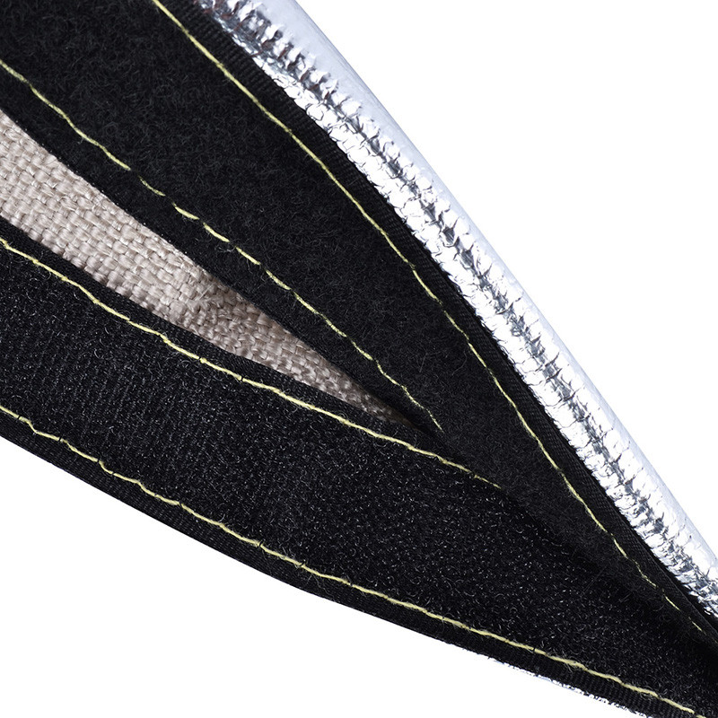 Εσωτερική διάμετρος 2M 10/20/30/40MM Μεταλλική θερμική ασπίδα Θερμική πυρκαγιά με μόνωση συρμάτινου σωλήνα περιτύλιξης κάλυμμα προστασίας σωλήνα αργαλειού