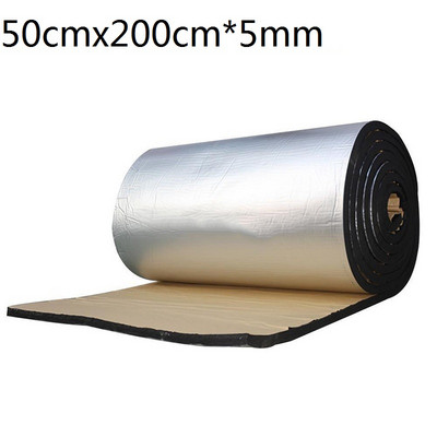50x200mm 5/10/mm για Car Acoustic thermal Sound Deadener Mat Noise Soundproofing Bonnet Deadening for Hood for Wall