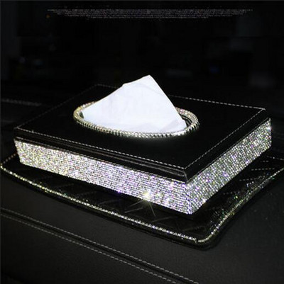 Σετ πετσετών αποθήκευσης Car Tissue Box Σετ πετσετών μπάνιου Auto Room Sun Visor Θήκη πετσετοκιβωτίων PU Δερμάτινο χαρτομάντηλο με πολυτελές κάλυμμα