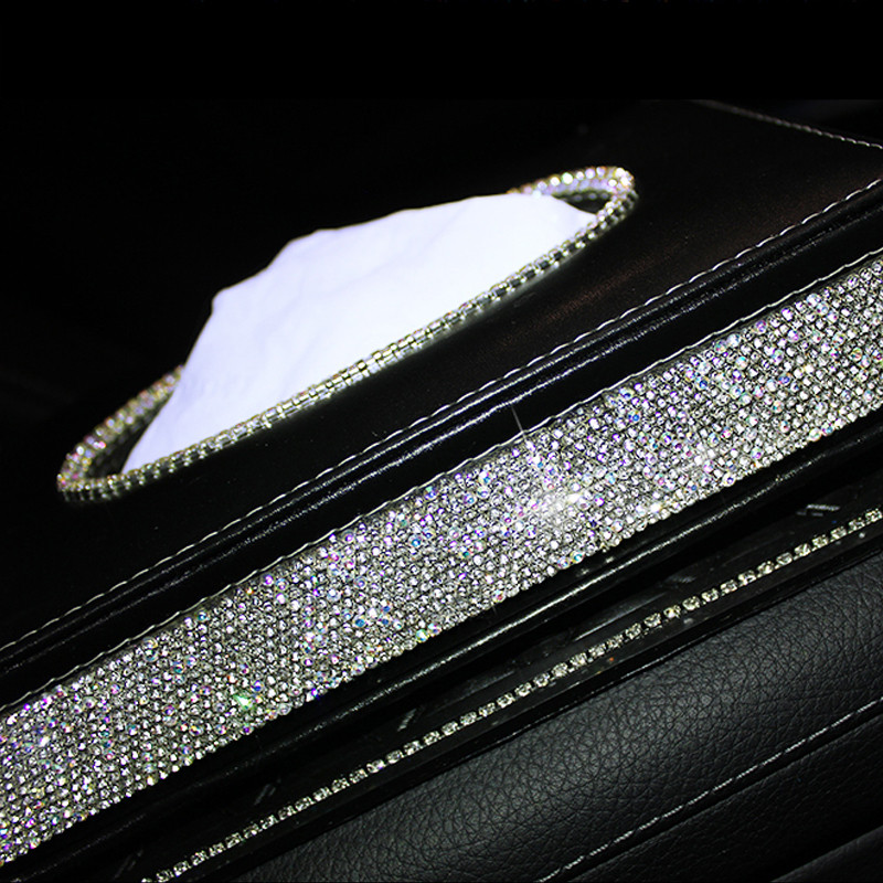 Σετ πετσετών αποθήκευσης Car Tissue Box Σετ πετσετών μπάνιου Auto Room Sun Visor Θήκη πετσετοκιβωτίων PU Δερμάτινο χαρτομάντηλο με πολυτελές κάλυμμα