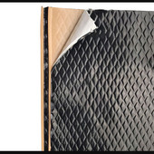 Ηχομονωτική πλάκα θερμότητας αυτοκινήτου 400mm*230mm*2mm Άγευστη κουκούλα από καουτσούκ βουτυλίου Βαμβακερή αυτοκόλλητη κουκούλα κινητήρα