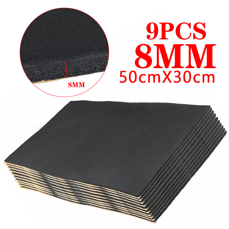 200cmX50cm 3/5/6/10MM Ηχομόνωση Αυτοκινήτου Deading Car Truck Αντιθορυβικό Ηχομόνωση Βαμβακερό αφρός κλειστής κυψέλης