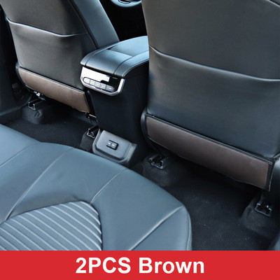 Δερμάτινο κιβώτιο υποβραχιόνιου πλάτη καθίσματος αυτοκινήτου Προστατευτικό κάλυμμα Παιδικά βρεφικά πατάκια για το Toyota Highlander XU70 Kluger 2020-2022 2023