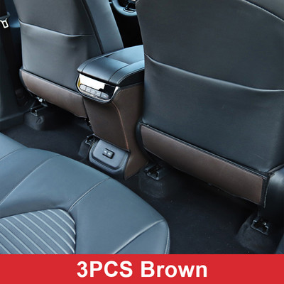 Δερμάτινο κιβώτιο υποβραχιόνιου πλάτη καθίσματος αυτοκινήτου Προστατευτικό κάλυμμα Παιδικά βρεφικά πατάκια για το Toyota Highlander XU70 Kluger 2020-2022 2023