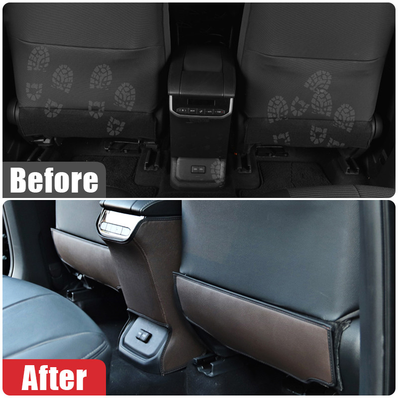 Δερμάτινο κιβώτιο υποβραχιόνιου πλάτη καθίσματος αυτοκινήτου Προστατευτικό κάλυμμα Παιδικά βρεφικά πατάκια για το Toyota Highlander XU70 Kluger 2020-2022 2023