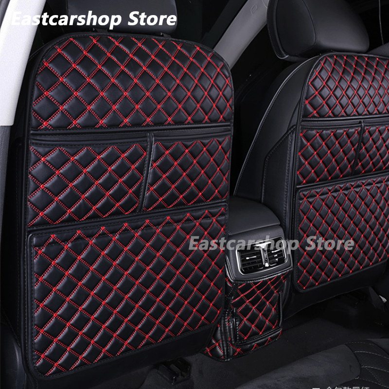 Hyundai Santa FE 2021 2020 2019 2022 autole kõikehõlmav, nahast tagaistme kaitse, põrutusvastane kaitsematt, autotarvikud