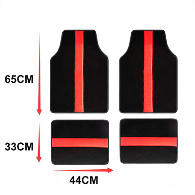 Πατάκια αυτοκινήτου Universal για PEUGEOT 206CC 207CC 208 301 307SW 308GT 405 406 407 408 508SW 607 Αξεσουάρ εσωτερικού χώρου με στυλ αυτοκινήτου