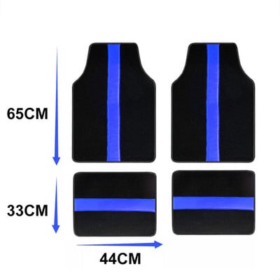 Πατάκια αυτοκινήτου Universal για PEUGEOT 206CC 207CC 208 301 307SW 308GT 405 406 407 408 508SW 607 Αξεσουάρ εσωτερικού χώρου με στυλ αυτοκινήτου