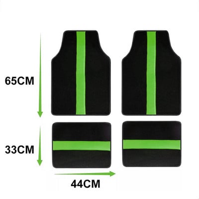 Πατάκια αυτοκινήτου Universal για PEUGEOT 206CC 207CC 208 301 307SW 308GT 405 406 407 408 508SW 607 Αξεσουάρ εσωτερικού χώρου με στυλ αυτοκινήτου