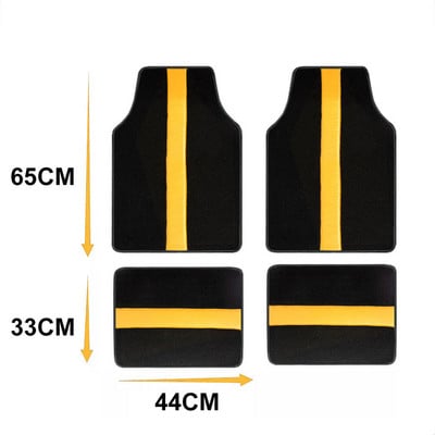 Πατάκια αυτοκινήτου Universal για PEUGEOT 206CC 207CC 208 301 307SW 308GT 405 406 407 408 508SW 607 Αξεσουάρ εσωτερικού χώρου με στυλ αυτοκινήτου