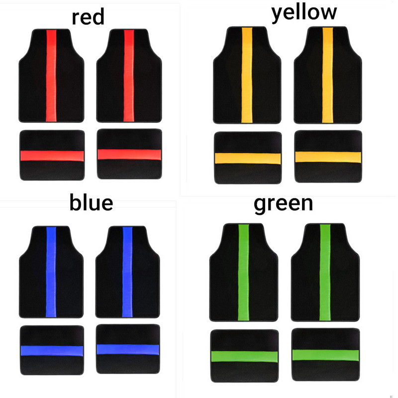 Πατάκια αυτοκινήτου Universal για PEUGEOT 206CC 207CC 208 301 307SW 308GT 405 406 407 408 508SW 607 Αξεσουάρ εσωτερικού χώρου με στυλ αυτοκινήτου