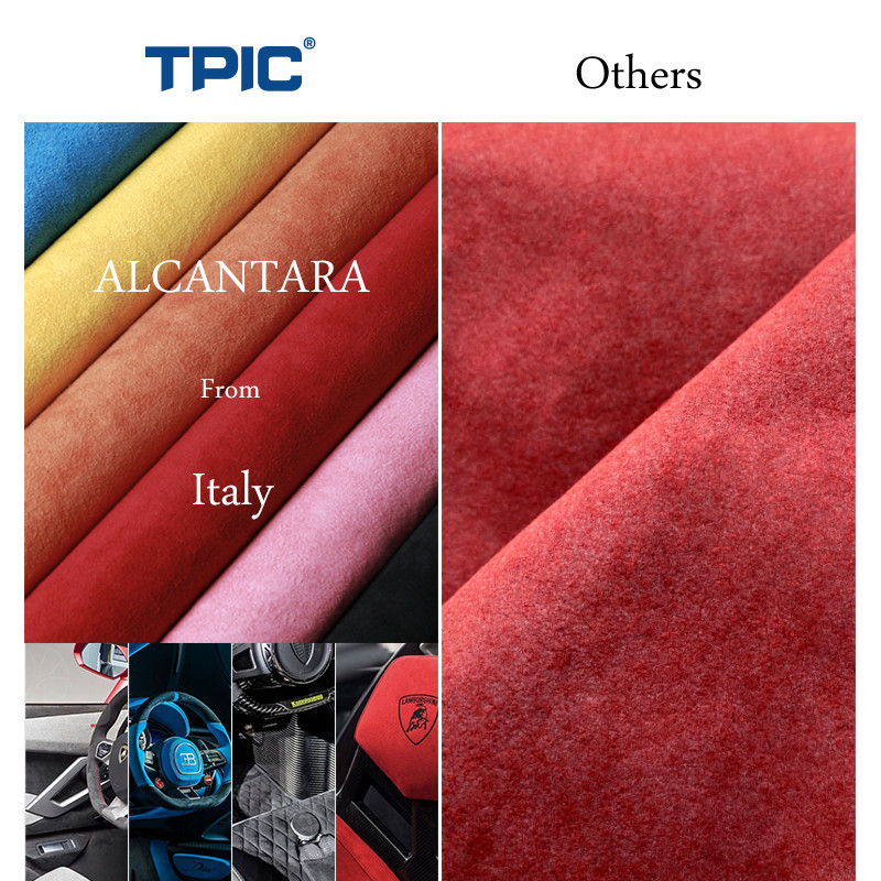 TPIC Tesla Model 3 & Y Alcantara Kormánykerék burkolat Díszmatrica Középkonzolhoz Belső díszlécek Autóstílus kiegészítők