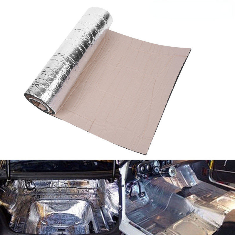 1 Ρολό 40x100cm 10mm/5mm Ηχομόνωση Αυτοκινήτου Καθαρισμός Φορτηγό Αυτοκινήτου Αντιθορυβικό Ηχομόνωση Βαμβακερό αφρός κλειστής κυψέλης