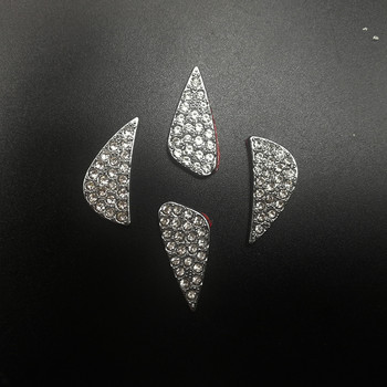1 τεμ. Κρύσταλλοι λογότυπου τιμονιού αυτοκινήτου Διαμαντένιο διακοσμητικό δαχτυλίδι Διακοσμητικά αξεσουάρ Τιμόνι αστραφτερό στυλ εσωτερικού αυτοκινήτου