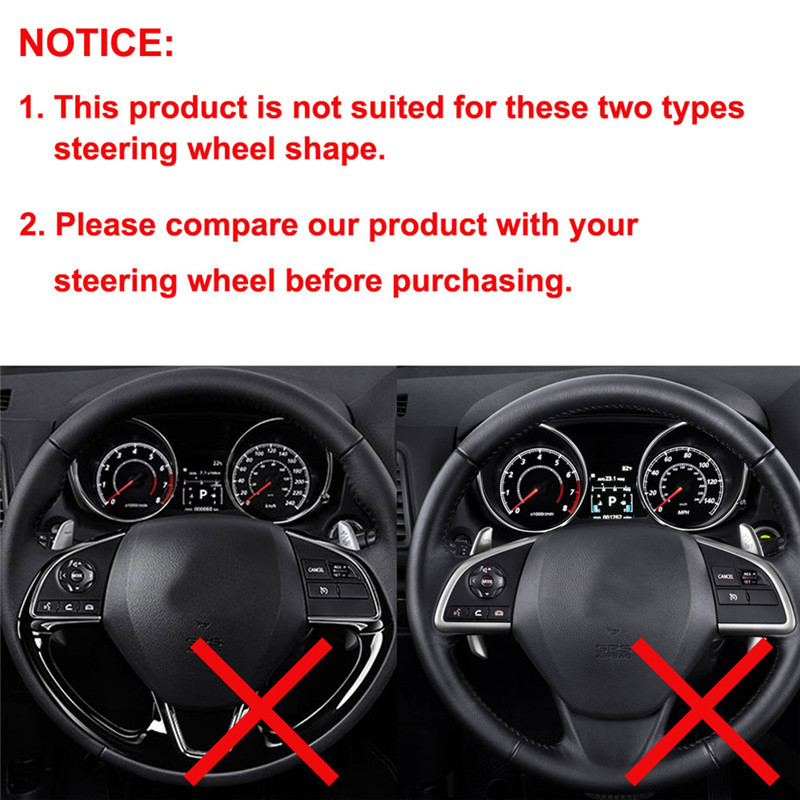 Heli püsikiiruse regulaatori nupu roolilüliti nupu kleebise katte trimm Mitsubishi ASX Lancer Outlander RVR Pajero Sport jaoks