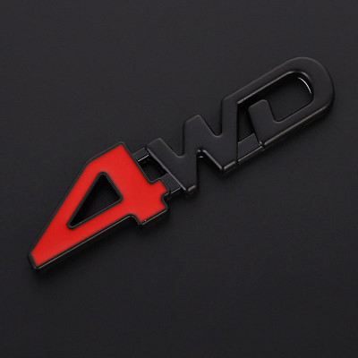 1PC Auto Car 3D Metal Αυτοκόλλητο 4WD 4X4 Για Honda Civic Accord Fit Subaru Impreza Forester XV Nissan Qashqai Juke Tiida