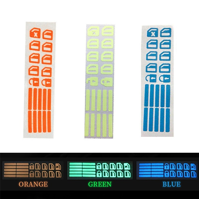 Autoakna nupu helendav kleebis Öine fluorestsentskleebised Nissan X-Trail T30 T31 T32 Bluebird Sylphy Qashqai j10 j11 MOCO jaoks