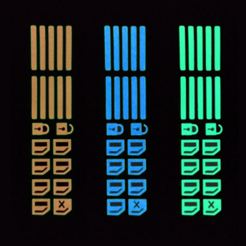 Autoakna nupu helendav kleebis Öine fluorestsentskleebised Nissan X-Trail T30 T31 T32 Bluebird Sylphy Qashqai j10 j11 MOCO jaoks