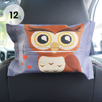 Cartoon Tissue Box Κρεμαστή αποθήκευση για Nissan Qashqai J11 J10 Juke X trail T32 Ford Mondeo mk4 Focus 2 3 mk2 mk3 Fiesta mk7