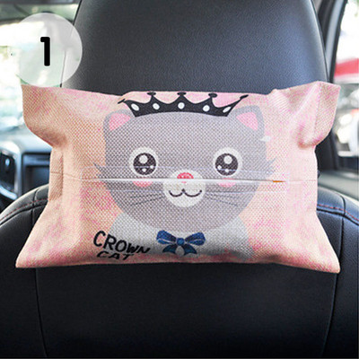 Cartoon Tissue Box Κρεμαστή αποθήκευση για Nissan Qashqai J11 J10 Juke X trail T32 Ford Mondeo mk4 Focus 2 3 mk2 mk3 Fiesta mk7
