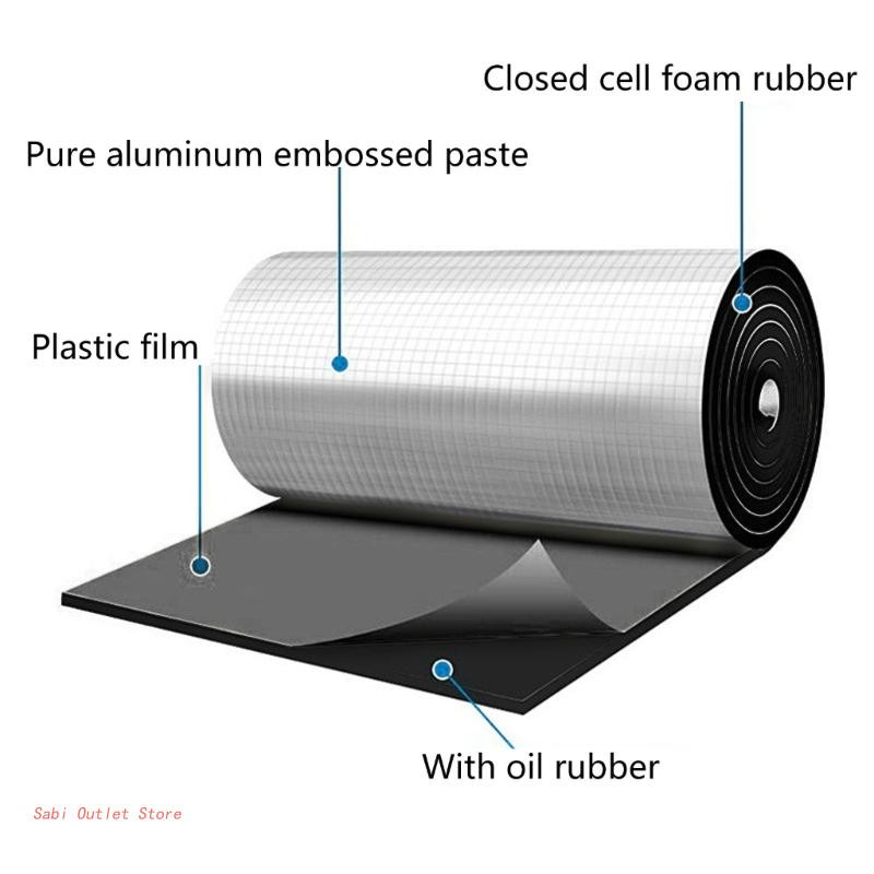 5/7/10/15/20/30 mm Automobilski vatrozid Prigušivač zvuka Toplinska izolacija Prigušujući materijal Podloga za prostirke 200*50 cm