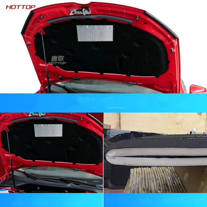 Első motor zajcsillapító hangszigetelés pamut hőzárt cellás hab Volkswagen VW Golf 6 2008-2012