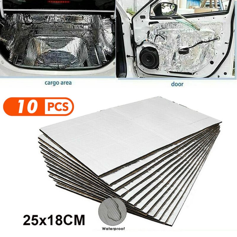 10 buc 5mm mașină, camion, firewall, covoraș de izolare fonică, izolație fonică, tampoane de izolare termică, universale