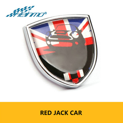 Shield Cover Metāla emblēmas nozīmītes uzlīmes Mini Cooper Countryman Clubman F54 F55 F56 R55 R56 R60 F60 Auto piederumi