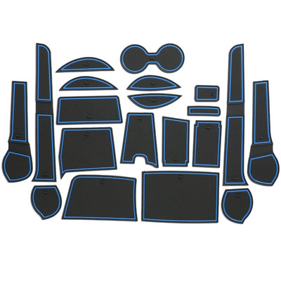 Αντιολισθητική αντι-σκόνη Προσαρμοσμένη τοποθέτηση ποτηροθήκης, πόρτας και εξαρτήματα επένδυσης κεντρικής κονσόλας Dor 2016 2017 2018 For Toyota Fortuner SW4