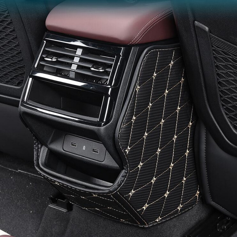 Αυτοκόλλητο Tonlinker εσωτερικού υποβραχιόνιου αυτοκινήτου με κάλυμμα αντιβρώμικου μαξιλαριού για Geely Monjaro KX11 2022 Car Styling 1 ΤΕΜ. Δερμάτινα καλύμματα PU