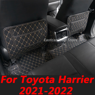 Toyota Harrier 2021 2022 automašīnas aizmugurējā sēdekļa pretsitiena spilventiņa sēdekļa pārsegs aizmugurējā gaisa izvada aizmugures roku balstu aizsardzības paklājiņa pārsega piederums