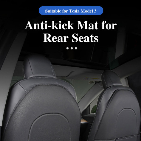 Για Μοντέλο 3 Μοντέλο Y Πλάτη Καθίσματος Αυτοκινήτου Αντικραδασμικό Εσωτερικό Προστατευτικό Παιδί κατά βρώμικου δέρματος Αξεσουάρ styling Διακόσμηση